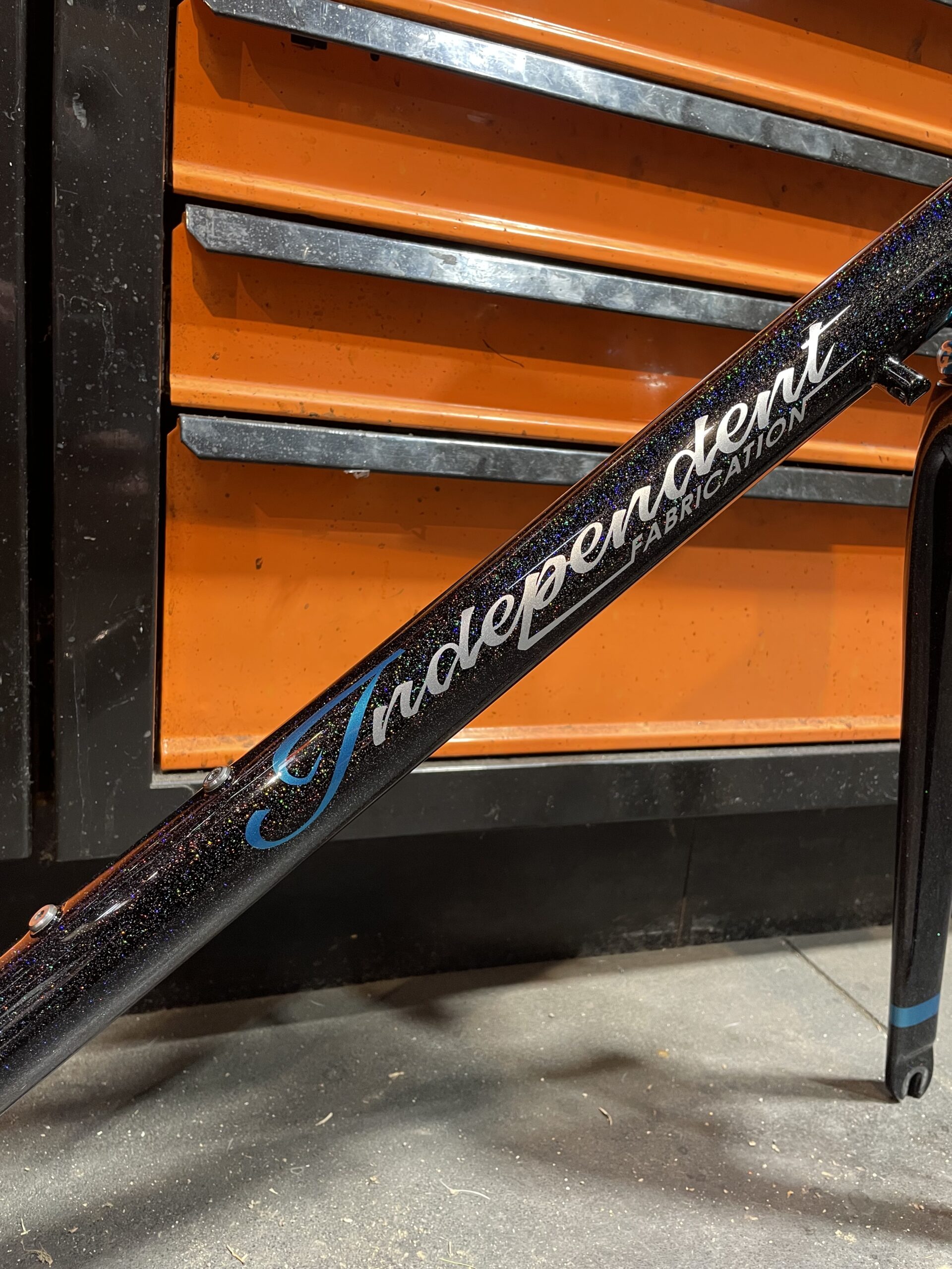 Independent Fabrication Titanium Crown Jewel frame and fork