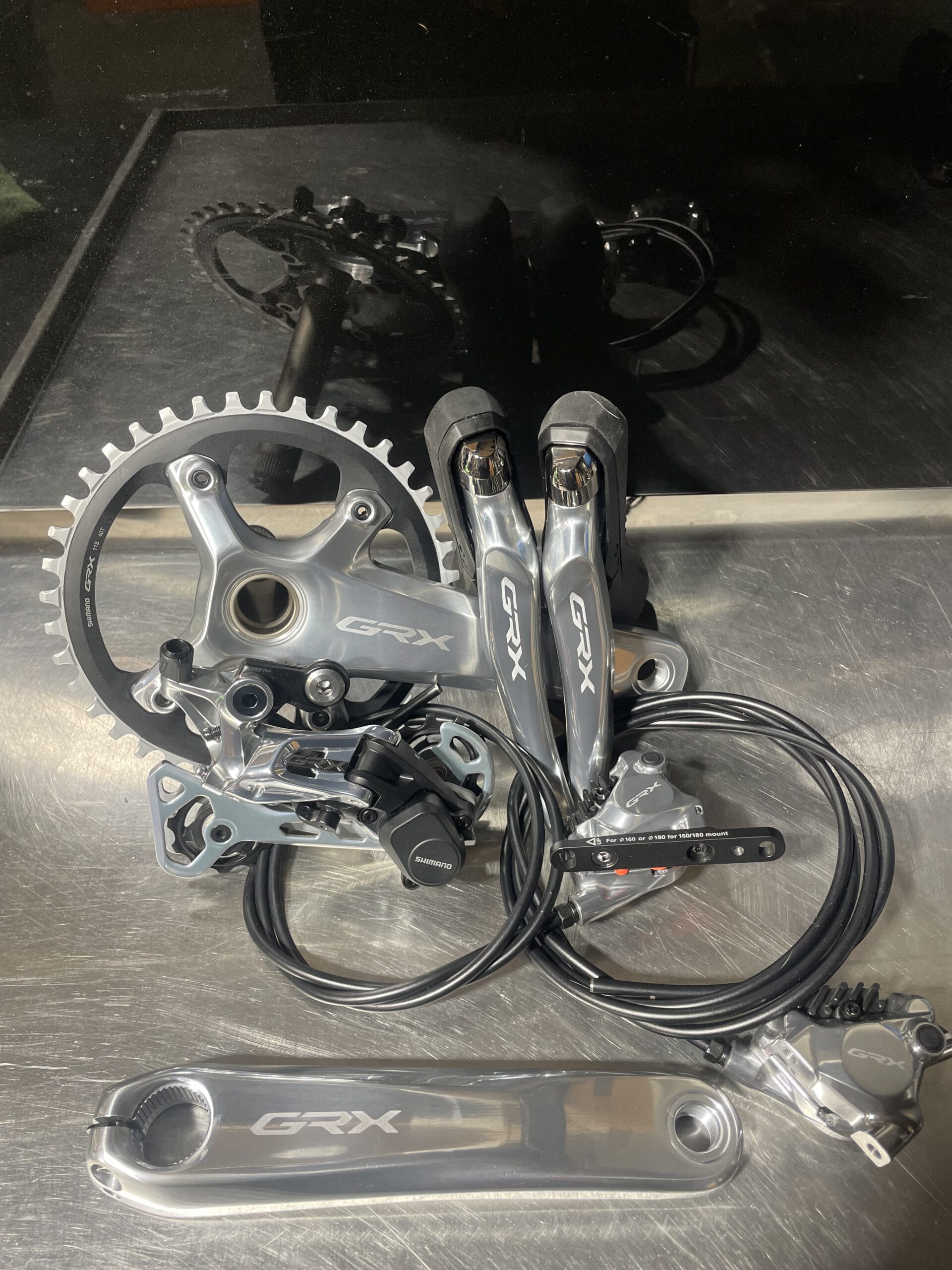 Shimano GRX 810 Limited Edition Polished 1x11 groupset. Brand New