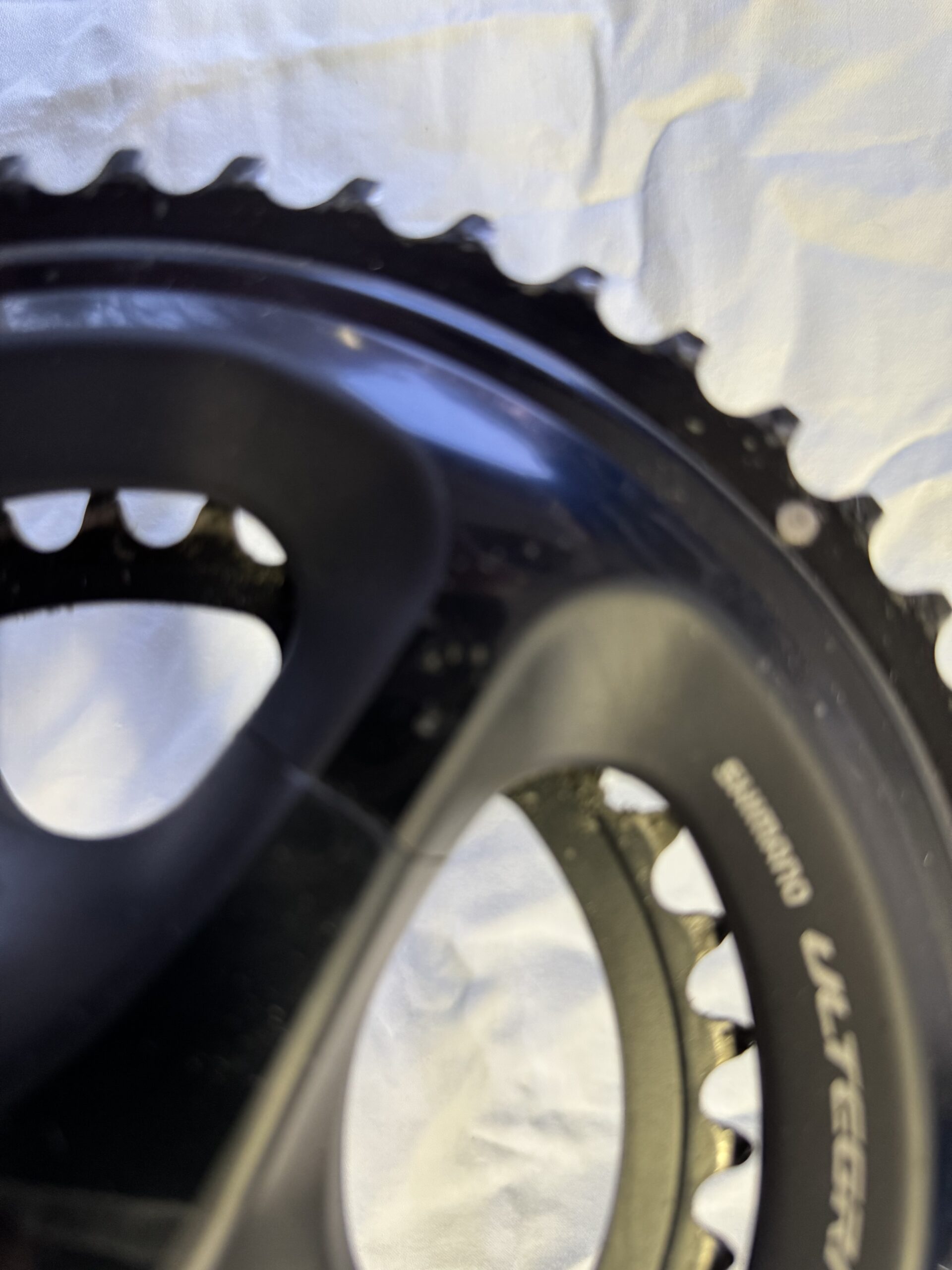 Used Ultegra 11 Speed 52/36 175mm Crankset with Near New 52 Tooth Chainring