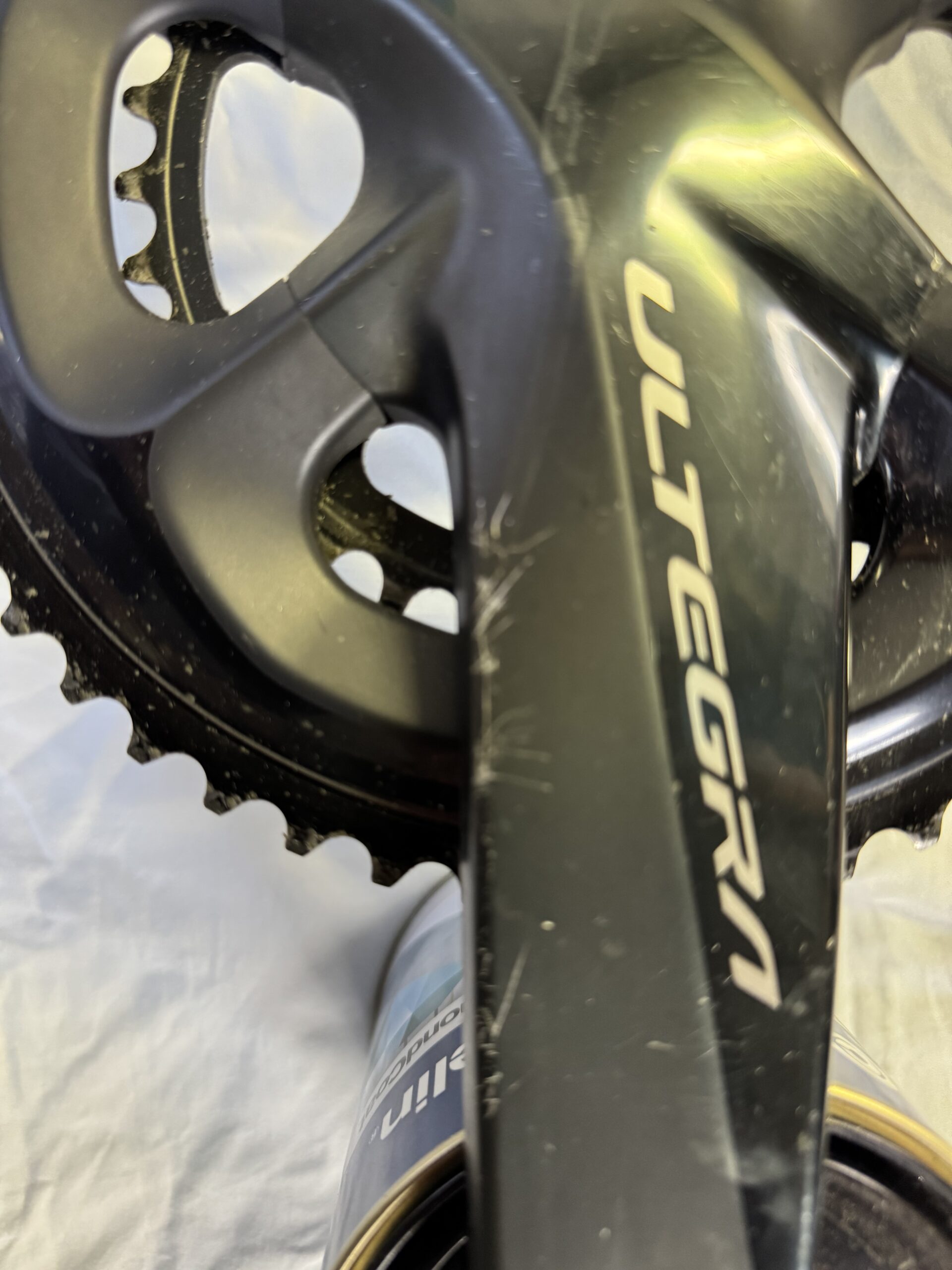 Used Ultegra 11 Speed 52/36 175mm Crankset with Near New 52 Tooth Chainring