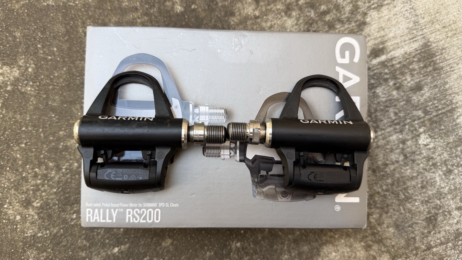 Garmin Rally RS200 power meter pedals