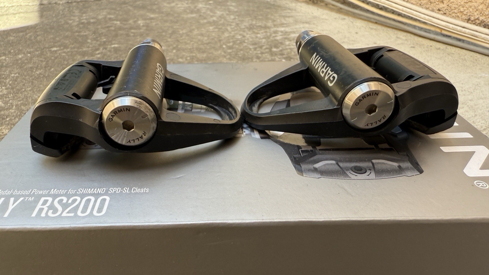 Garmin Rally RS200 power meter pedals