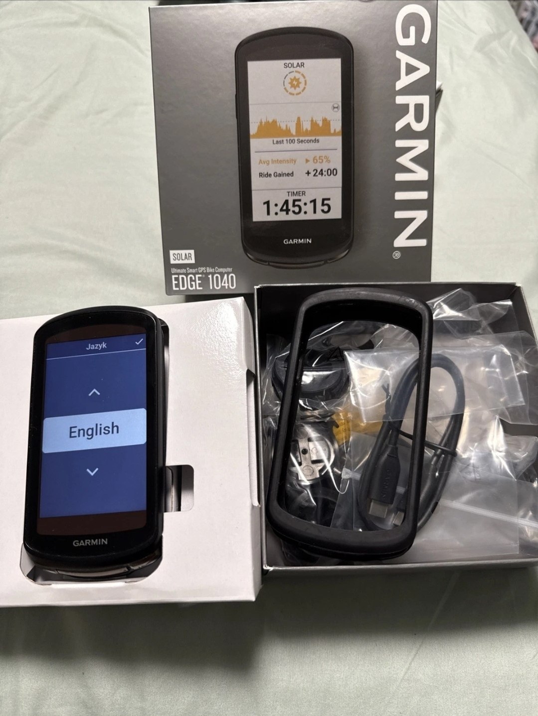 > Ragina: Garmin Edge 1040 GPS Bundle Bike Computer - Excellent with Case Solar > Ragina: 🖼 Photo