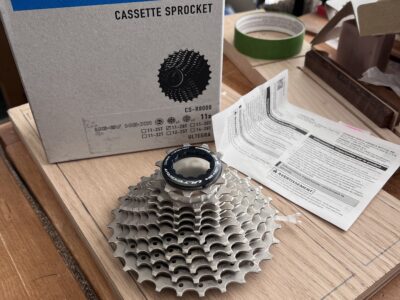 Shimano CS-R8000 11-speed cassette, 11-28